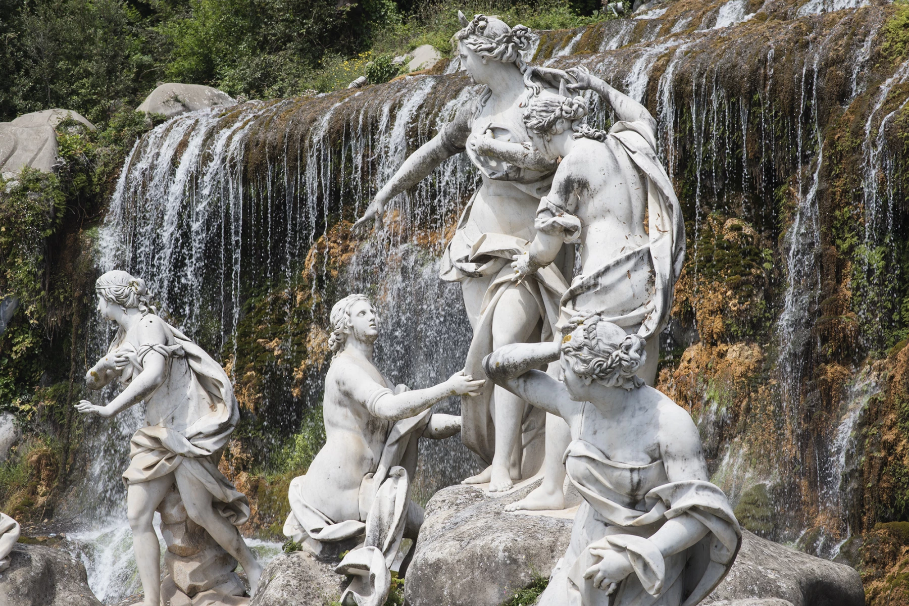 The carved myth of Diana and Actaeon