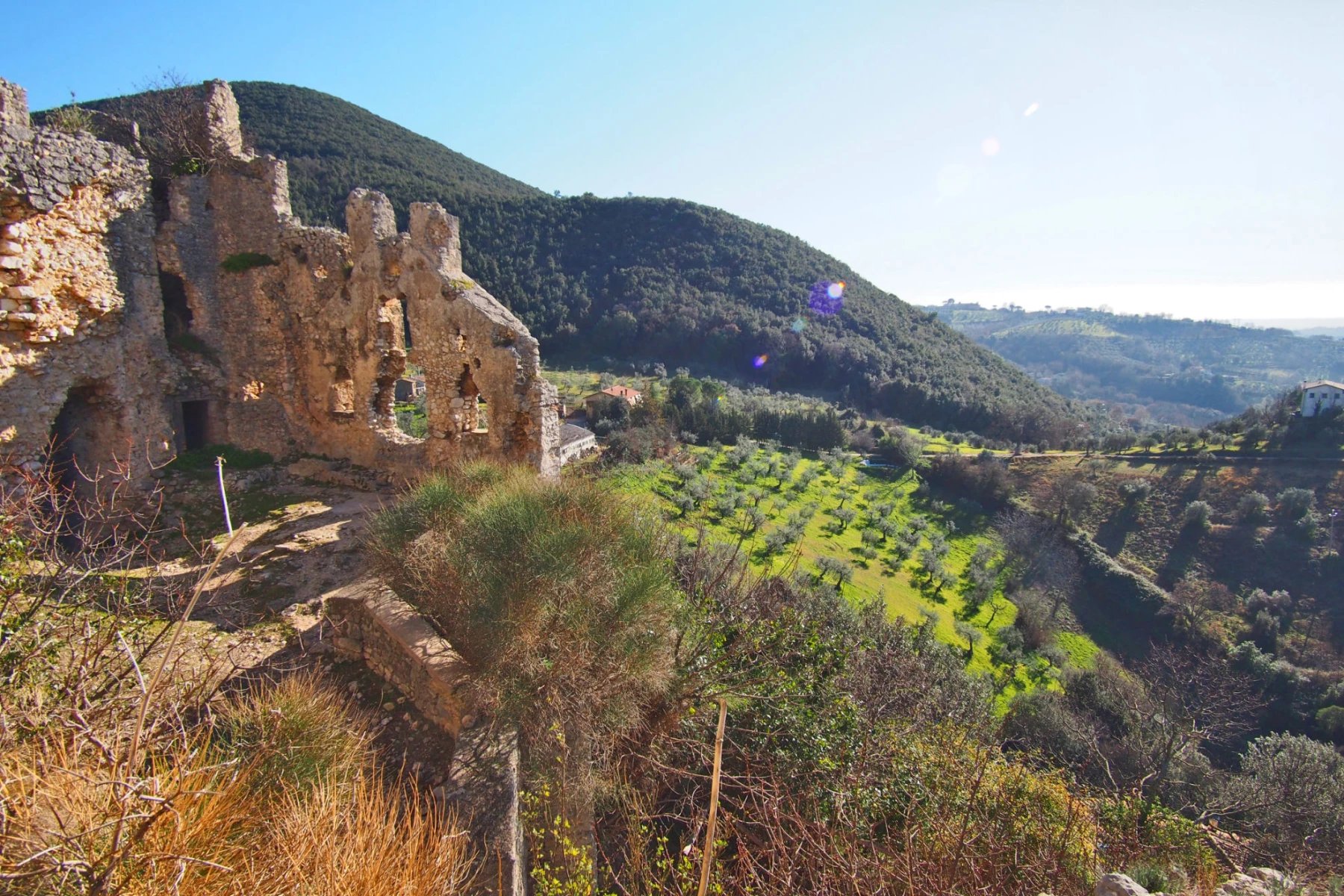 A walk among the castles